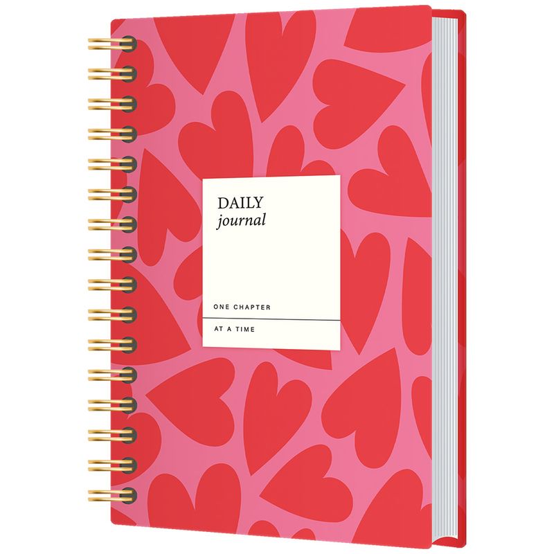 77479 - CUADERNO ESPIRAL FRANCES 100H RAYAS LOVE PD