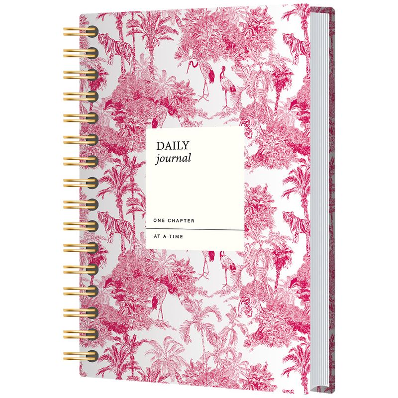 77482 - CUADERNO ESPIRAL FRANCES 100H RAYAS JUNGLE PD