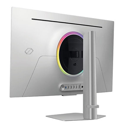 77596 - Monitor Gamer Samsung 32 in Odyssey 4K 3840 x 2160 240HZ PLANO PLATA RGB 0 03MS GAMING HUB G8