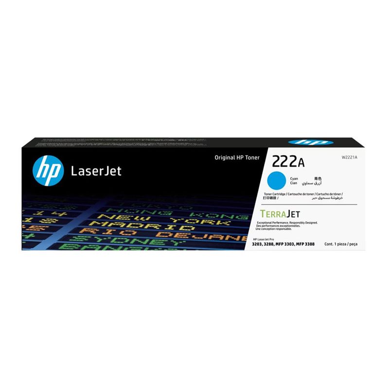 55105 - TONER HP LASERJET 222A CIAN