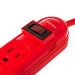 78213 - MULTICONTACTO STEREN 6 ENTRADAS, ROJA