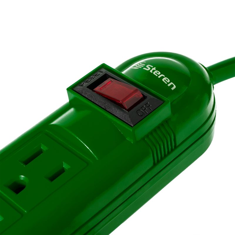 78214 - MULTICONTACTO STEREN 6 ENTRADAS, ROJA