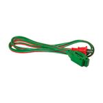 78225 - EXTENSION ELECTRICA DOMESTICA DE 2 MTS STEREN, 3 ENTRADAS, VERDE-ROJO
