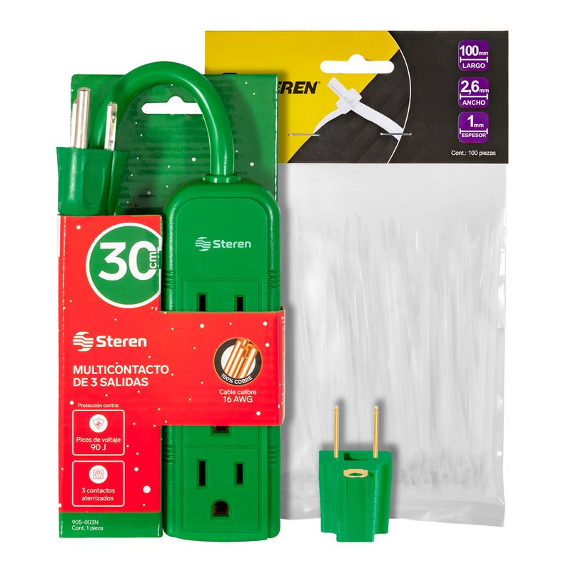 78228 - KIT MULTICONTACTO, CLAVIJA, CINCHOS