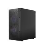 63318 - Gabinete Gamer Balam Rush Mini Torre Artic GI725 ATX Panel Izq Cristal Frente Colmena USB 3 0/3xFan RGB Negro