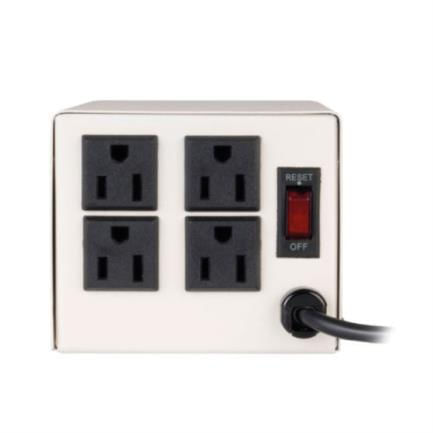 76220 - Regulador de Voltaje Steren MAX-1000 Metálico 1000W 4 Contactos