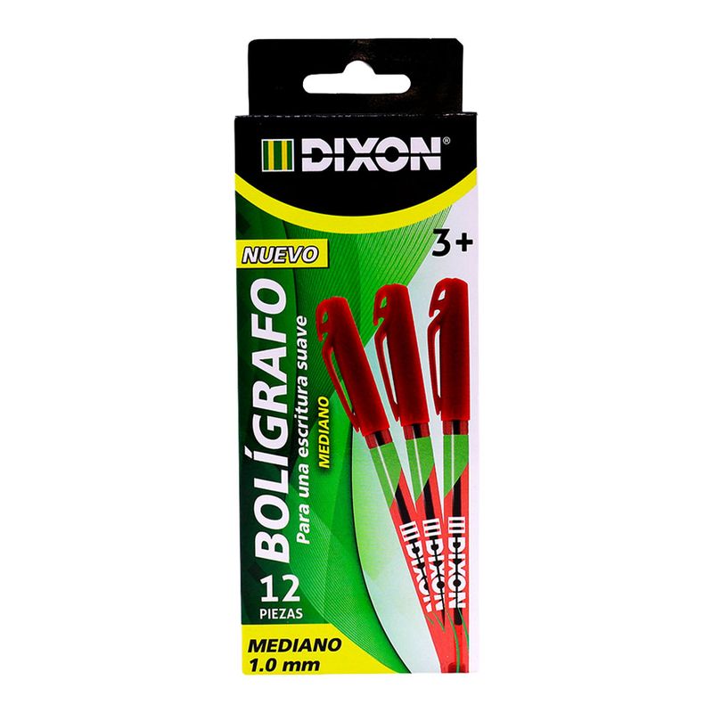 78780 - BOLIGRAFO MEDIANO ROJO CAJA CON 12 DIXON