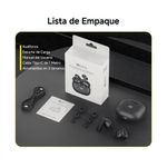 78981 - AUDIFONOS INALAMBRICOS BLUETOOTH 1HORA AUT211, NEGRO
