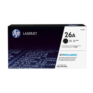 Tóner Hp Num 26A, 3100 Páginas, Negro Cf226A