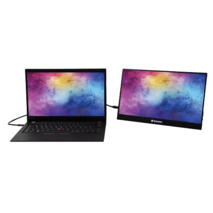 62515 - Monitor Verbatim Touch Portátil 14" Full HD 1080p Resolución 1920x1080 IPS HDMI/USB