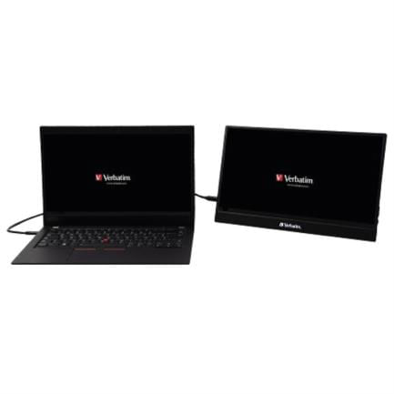62513 - Monitor Verbatim Touch Portátil 14" Full HD 1080p Resolución 1920x1080 IPS HDMI/USB