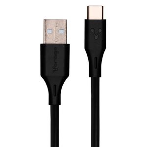 Cable Vorago Cab-C01B Usb-Tipo C 1 Metro Carga Rapida Negro Voccalab088