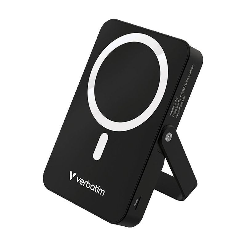 77381 - BATERIA PORTATIL VERBATIM CHARGE 'N' GO, CARGA MAGNÉTICA, 10000 mAh NEGR0