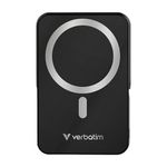 81829 - BATERIA PORTATIL VERBATIM CHARGE 'N' GO, CARGA MAGNÉTICA, 10000 mAh NEGR0