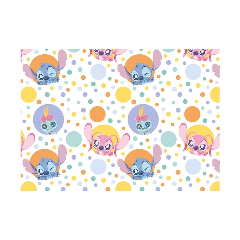 81862 - PAPEL ENVOLTURA STITCH ROLLO CON 2 DIPAK