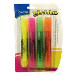 77490 - MARCATEXTOS SURTIDOS VISION AZOR BLT CON 4 PIEZAS