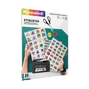 Etiquetas Autoadherible E Imprimibles Láser T/Carta Etq025