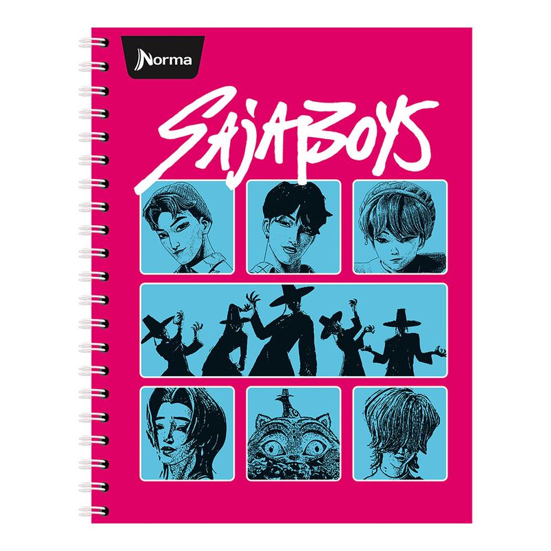 81852 - CUADERNO PROFESIONAL 100H RAYAS K-POP DEMON