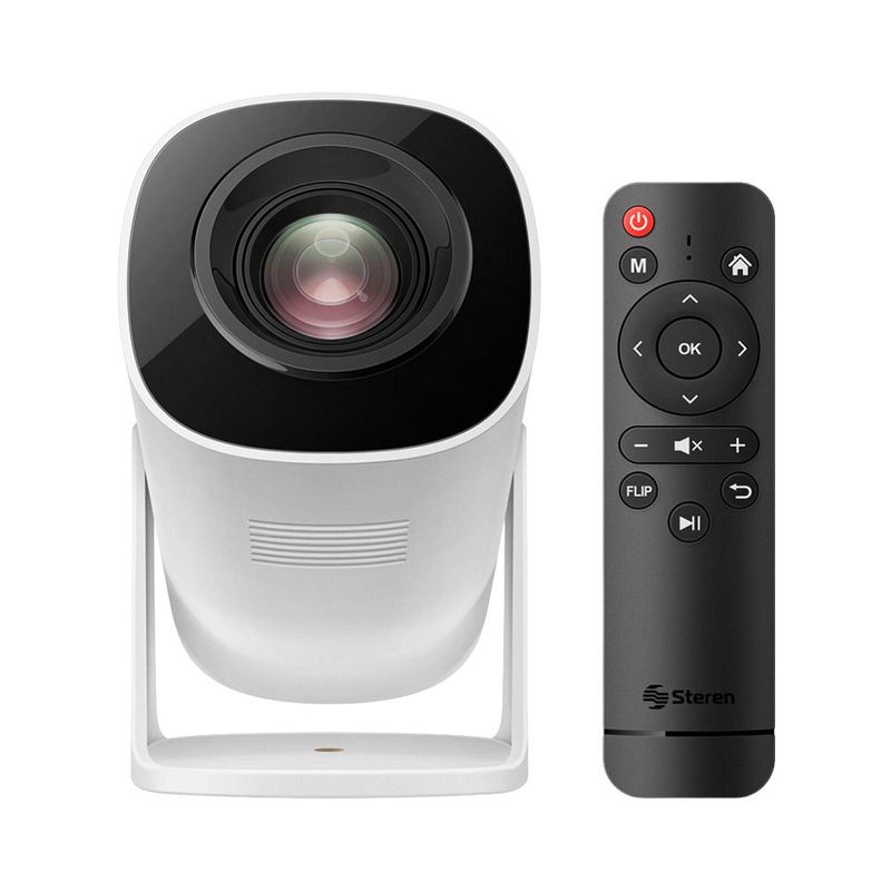 81791 - PROYECTOR STEREN MINI HD, 110 ANSI LUMENES