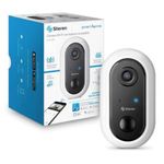 60293 - Cámara Seguridad Steren Wi-Fi FHD Fija con Batería Recargable Color Blanco