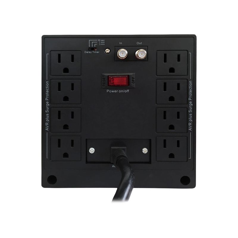 81938 - REGULADOR CDP R-AVR 2408, 2400VA/1800W, 9 CONTACTOS