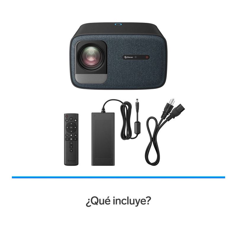 81942 - PROYECTOR STEREN HOME THEATER FULL HD DE 650 ANSI LUMENES, BLUETOOTH