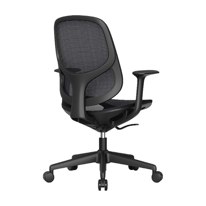 82056 - SILLON EJECUTIVO RESPALDO ALTO CON BRAZOS MALLA NEGRO  VENTO