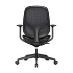 82057 - SILLON EJECUTIVO RESPALDO ALTO CON BRAZOS MALLA NEGRO  VENTO