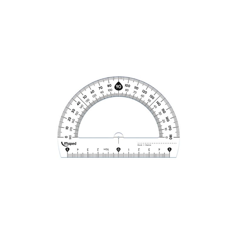 82161 - TRANSPORTADOR PLASTICO 12CM C/G BLT
