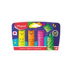 82299 - MARCADOR RESALTADOR MINI FLOW KAWAII C/4
