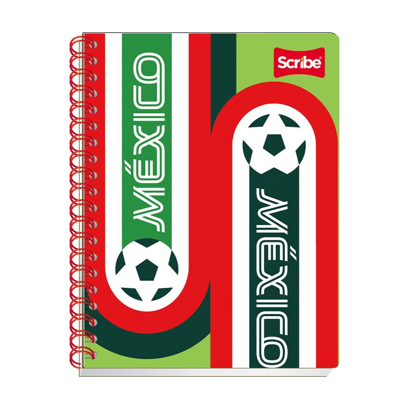 81841 - CUADERNO PROFESIONAL 100H RAYAS SELECCION MEXICANA