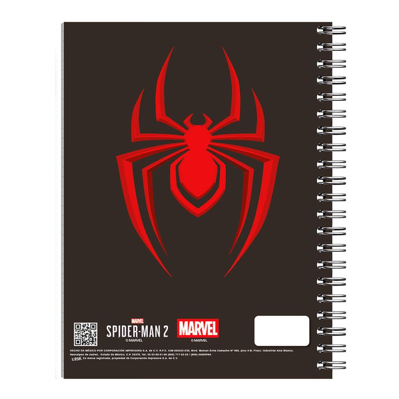 82407 - CUADERNO PROFESIONAL 100H RAYAS SPIDER-MAN VERSE