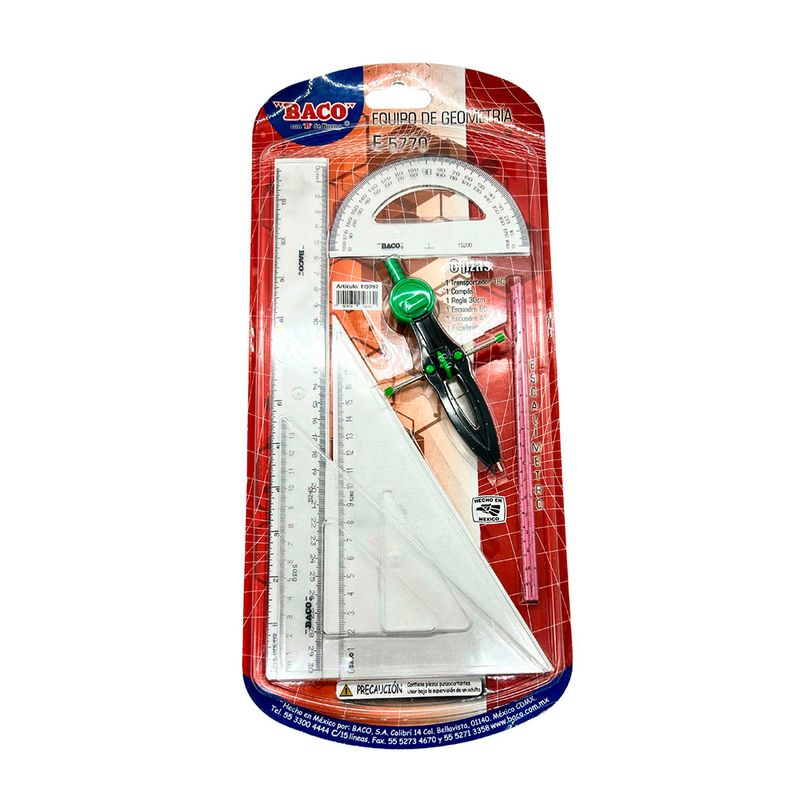 74993 - JUEGO GEOMETRIA GRANDE BLT BACO