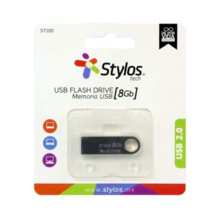 78944 - Memoria USB Stylos ST100 8GB Conexion Tipo A 2 0