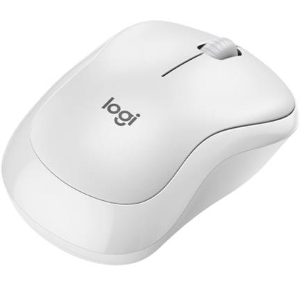 66179 - Mouse Logitech M240 Óptico Inalambrico Click Silencioso Bluetooth USB 100dpi Color Blanco