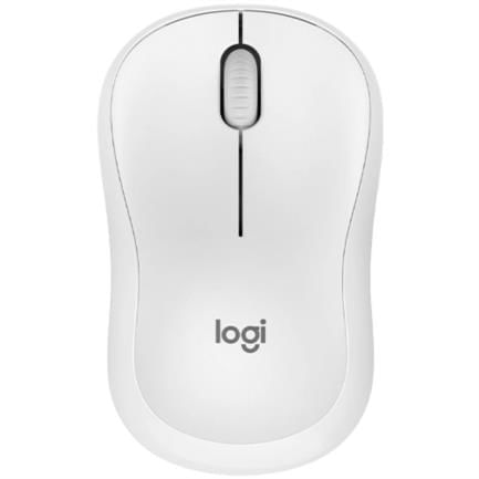 66178 - Mouse Logitech M240 Óptico Inalambrico Click Silencioso Bluetooth USB 100dpi Color Blanco