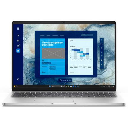 82355 - Laptop Dell Pro 16 Touch 16" FHD AMD Ryzen AI 7-350 32GB 1TB NPU 50 TOPS Radeon 860M W11Pro 3Y Copilot+PC Plata Wi-Fi 6E