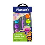 82020 - ACUARELA JUNIOR METALICA ESTUCHE C/16 + PINCEL PELIKAN