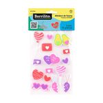 81990 - STICKERS FOAMY CORAZONES BARRILITO
