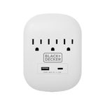 54785 - MULTICONTACTO 3 CLAVIJAS, 1 PUERTO USB-A, 1 PUERTO USB-C