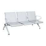 54971 - BANCA 3 PLAZAS METALICA CROMADA AE-19