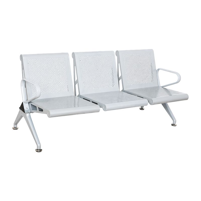54971 - BANCA 3 PLAZAS METALICA CROMADA AE-19