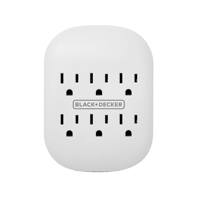 54786 - MULTICONTACTO BLACK+DECKER 6 CLAVIJAS
