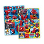 76349 - STICKERS SPIDERMAN CLASICO C/2 PLANILLAS