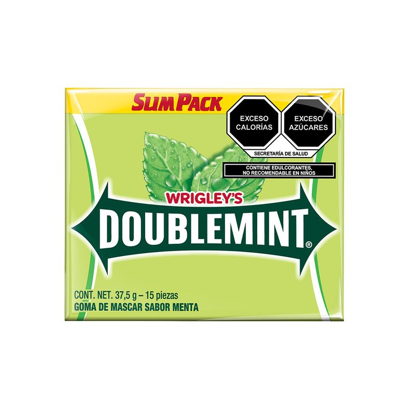 46756 - GOMA DE MASCAR DOUBLEMINT EMBOSSING 37 5GR