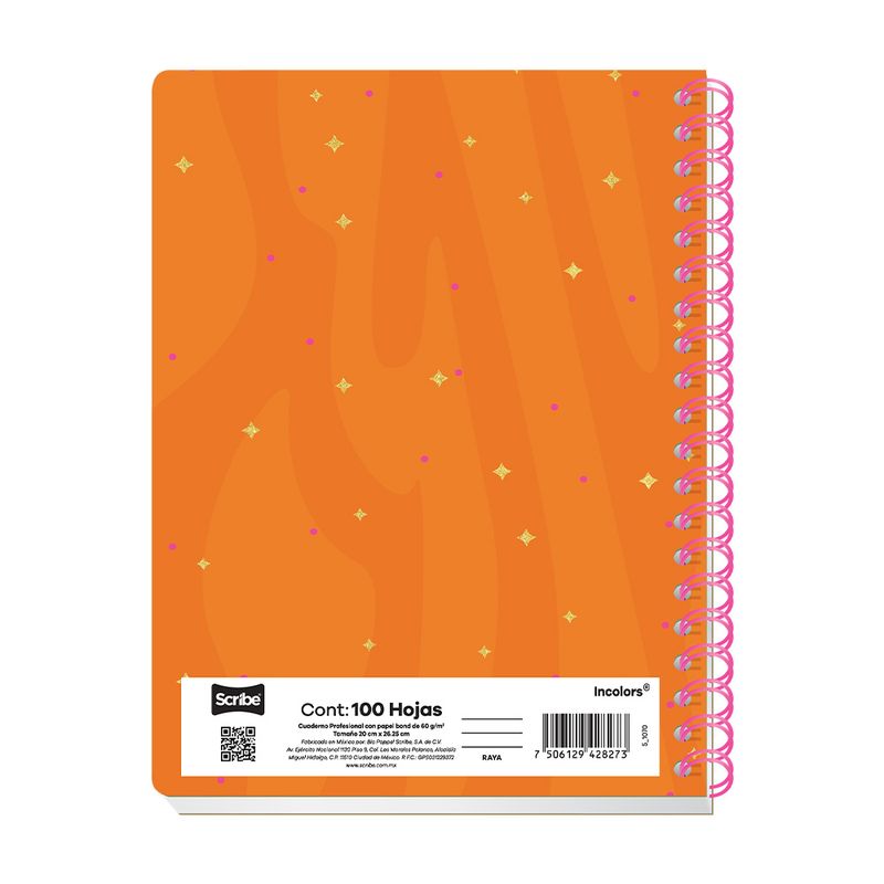 83051 - CUADERNO PROFESIONAL 100H C-7 INCOLORS
