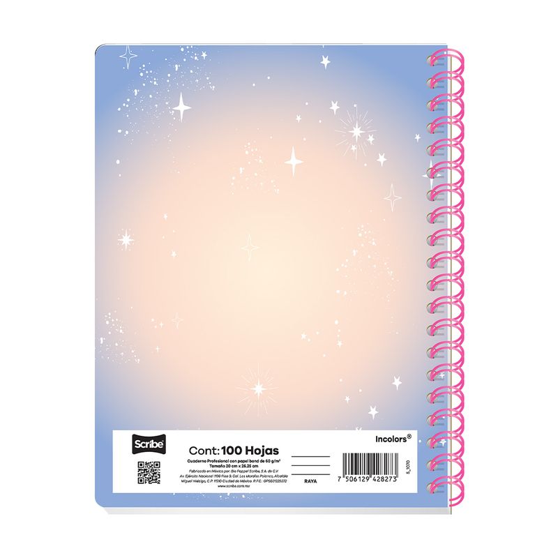 83053 - CUADERNO PROFESIONAL 100H C-7 INCOLORS