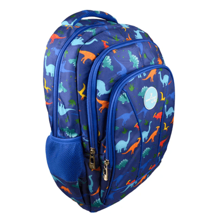 83162 - Kit Perfect Choice de Mochila Brooklyn Dinosaurio y Audífonos Catto color Azul