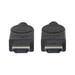 83323 - Cable Manhattan HDMI 1 4 M-M Alta Velocidad Canal Ethernet Blindado 2m Color Negro