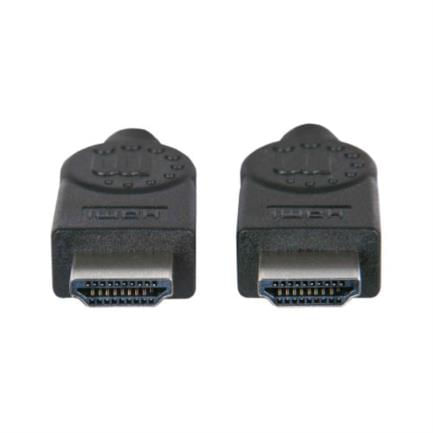 83323 - Cable Manhattan HDMI 1 4 M-M Alta Velocidad Canal Ethernet Blindado 2m Color Negro